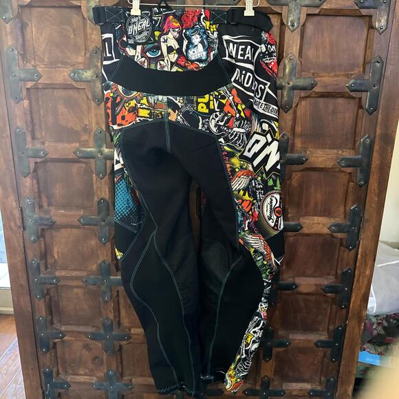 Black and multi Coloured Oneal Mayhem - Picture 4 of 7